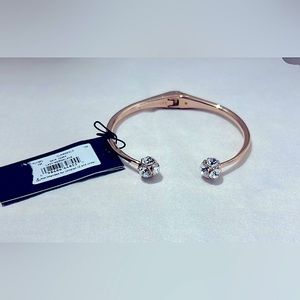 NWT Kate Spade Lady Marmalade hinged cuff bracelet in rose gold. Retails $99.